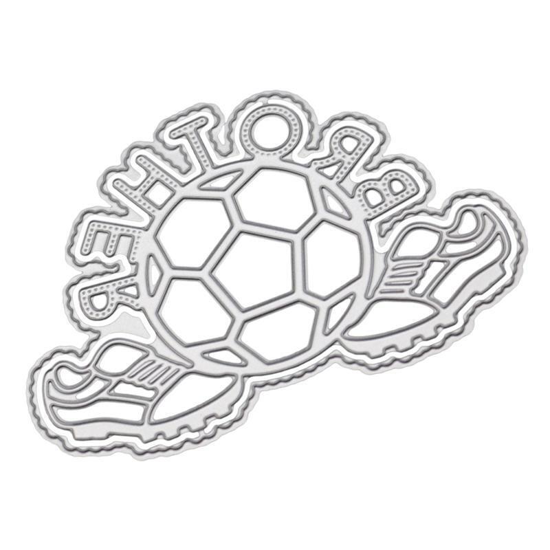 Soccer Metal Cutting Dies Stencil Scrapbooking DIY Album Stamp Paper Card