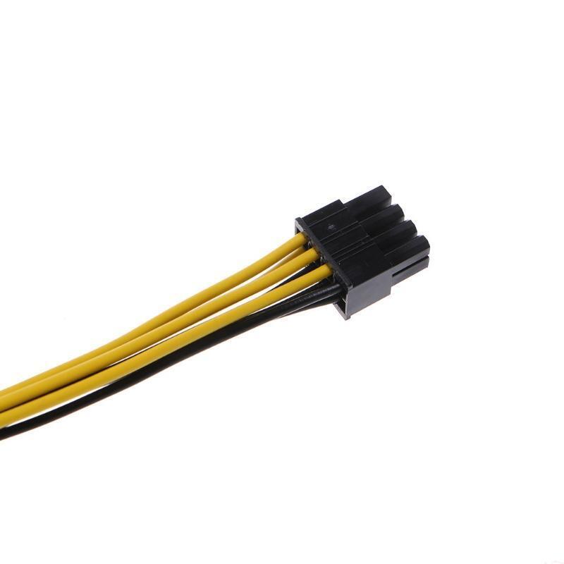PCIE 6P to 8P Cable 6Pin to 8Pin Video Card Converter Cable Cord 18CM 5PCS/Pack