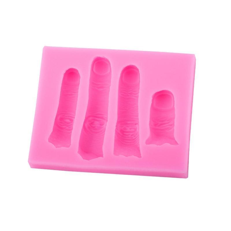 Simulation of Broken Fingers Shape Chocolate Candy Molds Craft DIY Mold Home