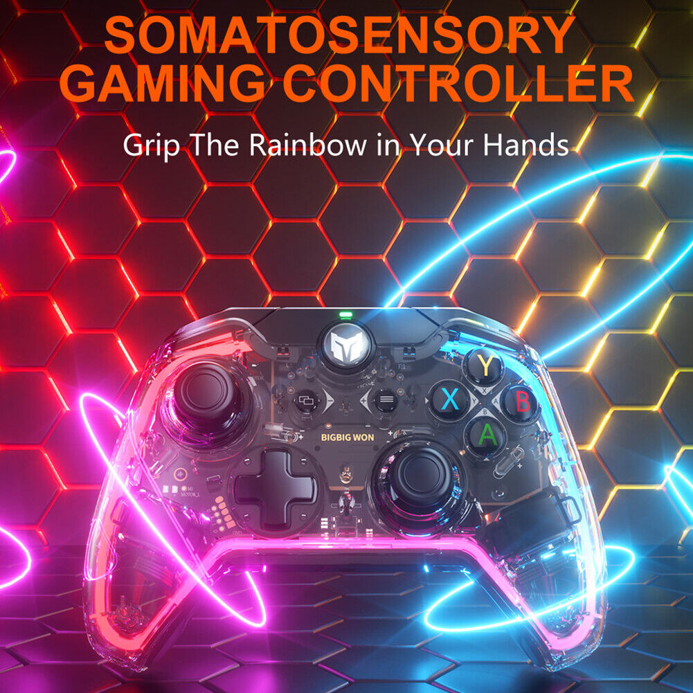BIGBIG WON C1 Wired Gamepad RGB PC Controller for Switch PS4 PS5 Console