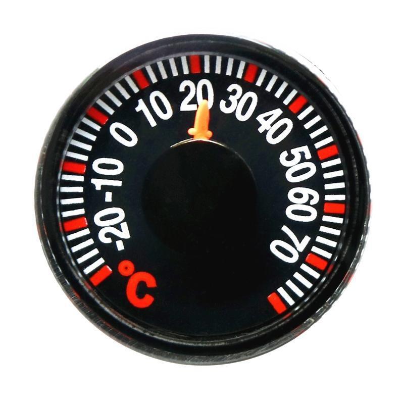 Mini Round Diameter 27mm Plastic Pointer Degrees Celsius Thermometers