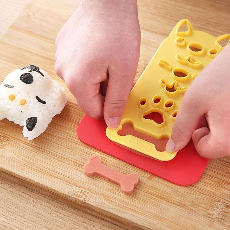 Plastic Sushi Molds Rice Ball Maker Sushi Moulds for Lunch Bento Box Accessories