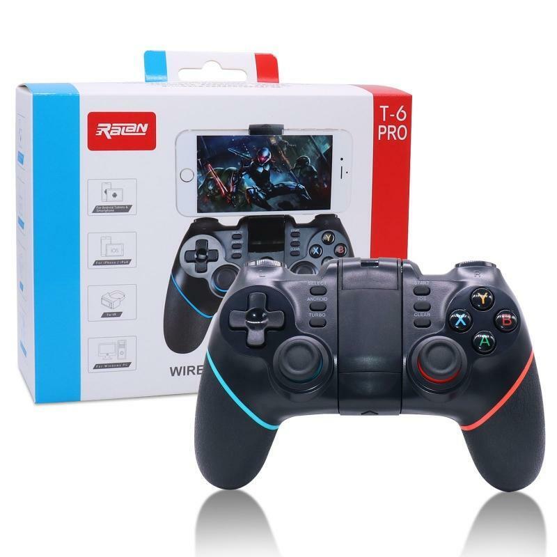 T6PRO Wireless Gamepad Video Game Controller with Turbo Function for iOS/Android