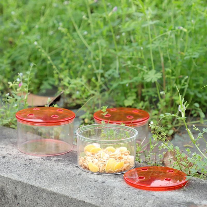 Metal Bird Feeder Plastic Bowl Creative Hanging Hummingbird Feeder Accessory
