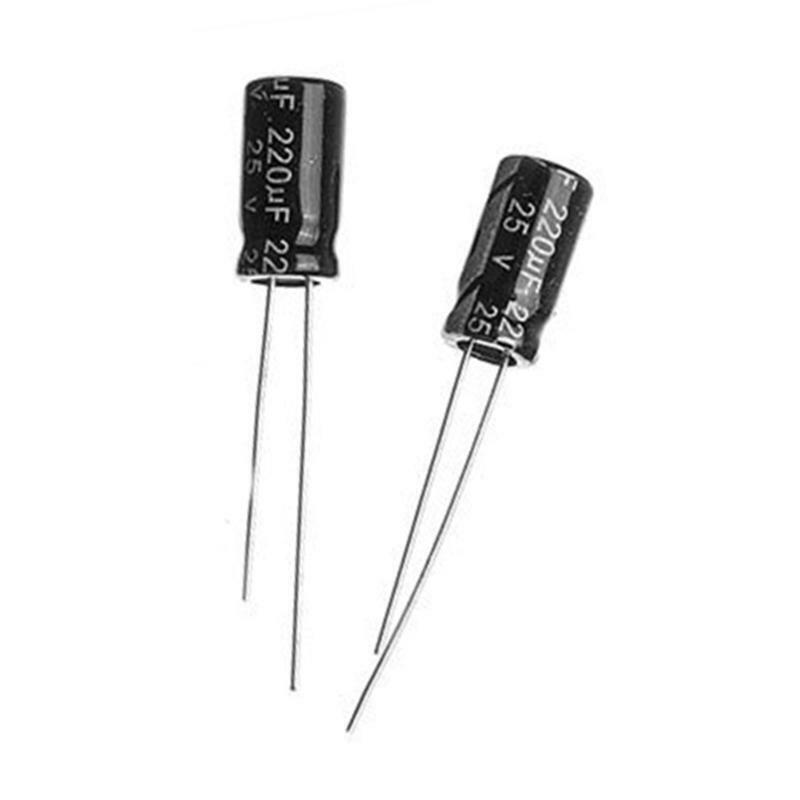 24 Values Electrolytic Capacitors 0.1uF - 1000uF 50V Capacitors Assortment Kit