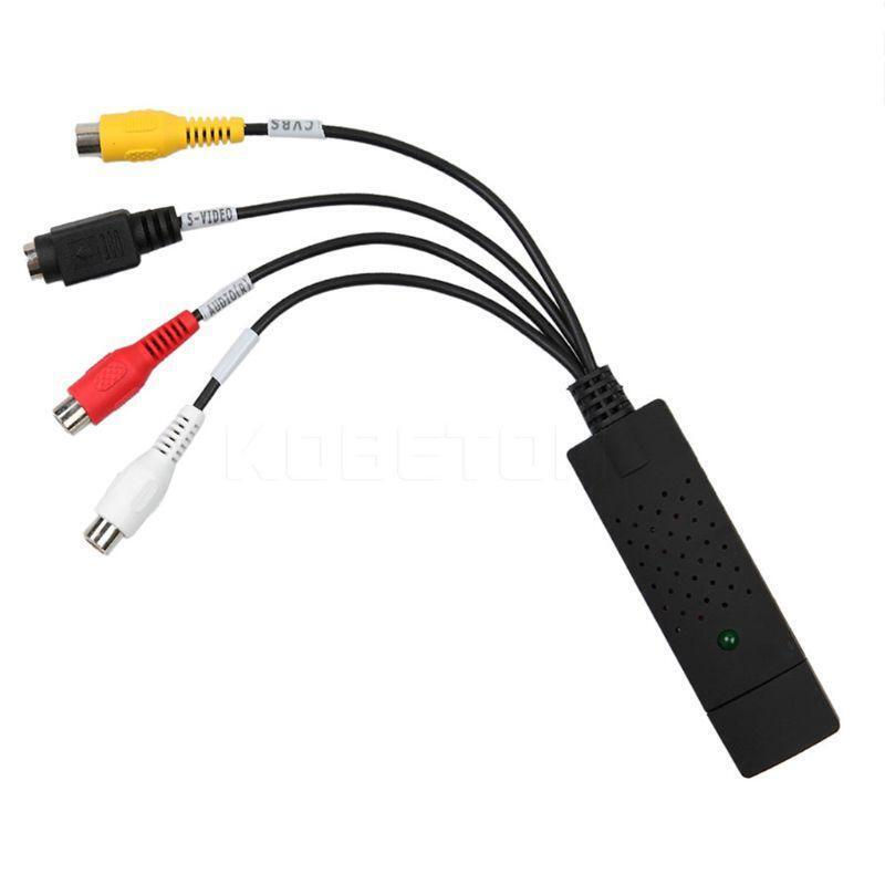 Upgraded Video Adapter with Audio 720P Card Usb Recording Box Game Broadcaster