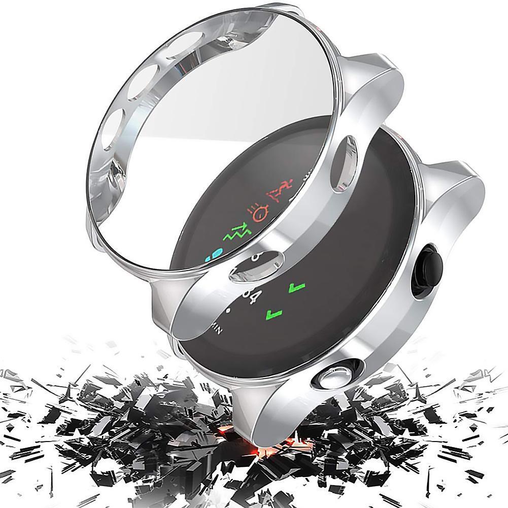 All-Around Plating Protective Cover for Garmin Forerunner 935 945 (Sliver)