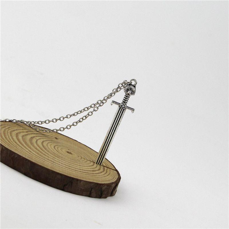 Gothic Medieval Renaissance Weapon Necklace Sword Pendant Necklace Jewelry Charm