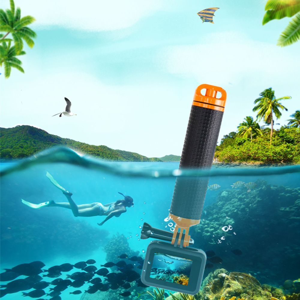 Rod Pole Stick Buoyancy Hand Grip Float For GoPro Hero10 9 8 7 6 5 4 3 Xiomi Yi
