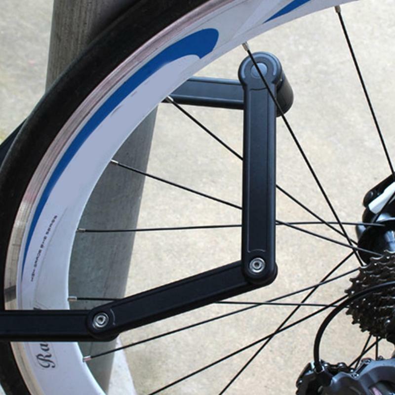 Heavy Duty Foldable Bicycle Lock MTB Road Bike Security Anti-theft Steel Lock