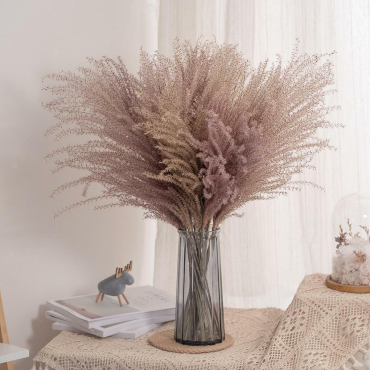 of 70 Rustic Dried  Grass Bunch  Living Room Table  Decor