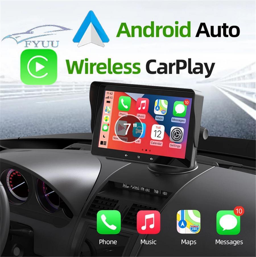 Universal 7''Screen For Wireless Carplay Android Auto Car Radio Player Stereo