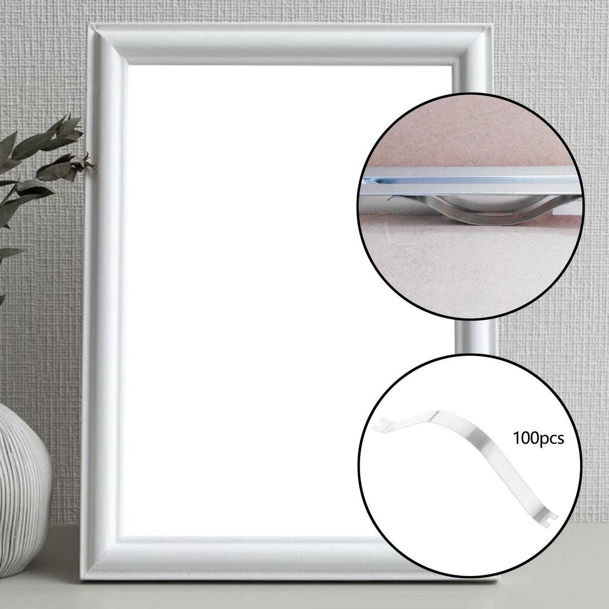 100 Pieces Picture  Spring   Hardware DIY Photo Framing Tools