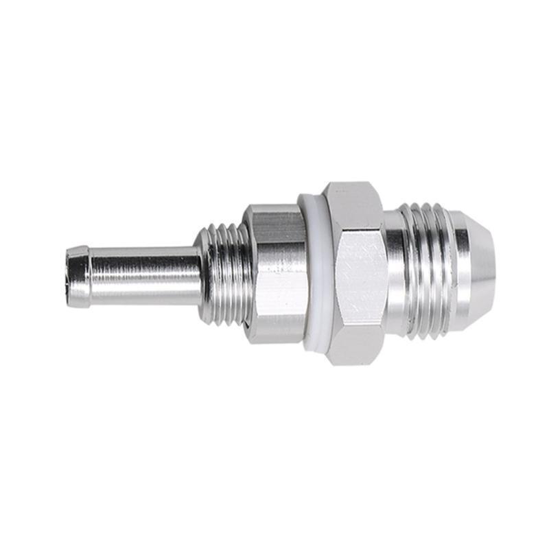 8AN Male Flare Bulkhead To 5/16 Hose Barb Fuel Tank Fitting for Car Accessories