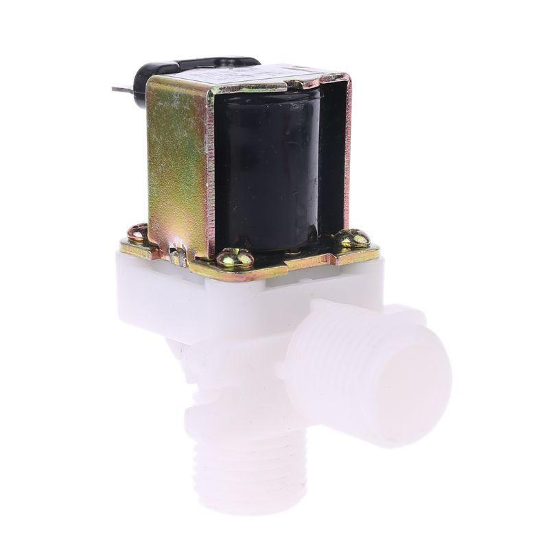 Electric Solenoid Valve Magnetic N/C DC 24V Water Air Inlet Flow Switch 1/2" Hot