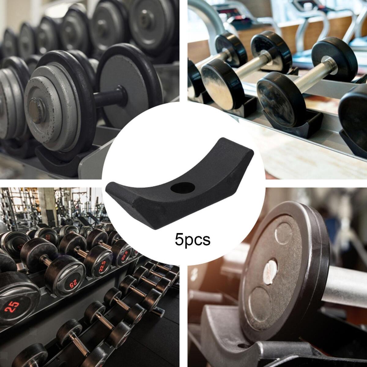 5 Pieces Dumbbell Saddles Dumbbell Holder Bracket for Dumbbell Rack Stand