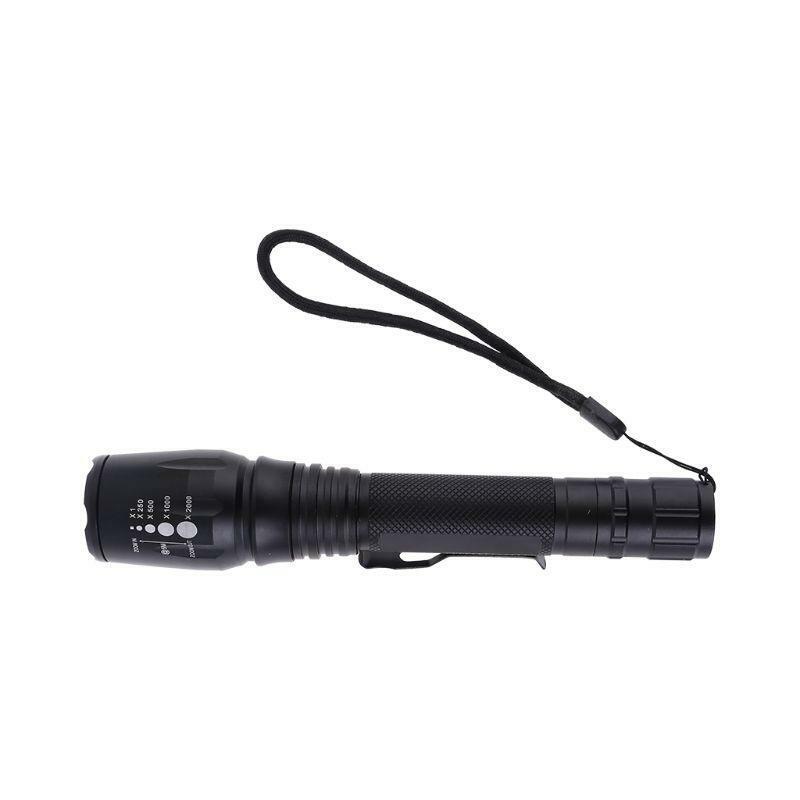 10000 Lumens 5 Modes XML T6 LED 18650 Powerful Torch Police Flashlight Lamp