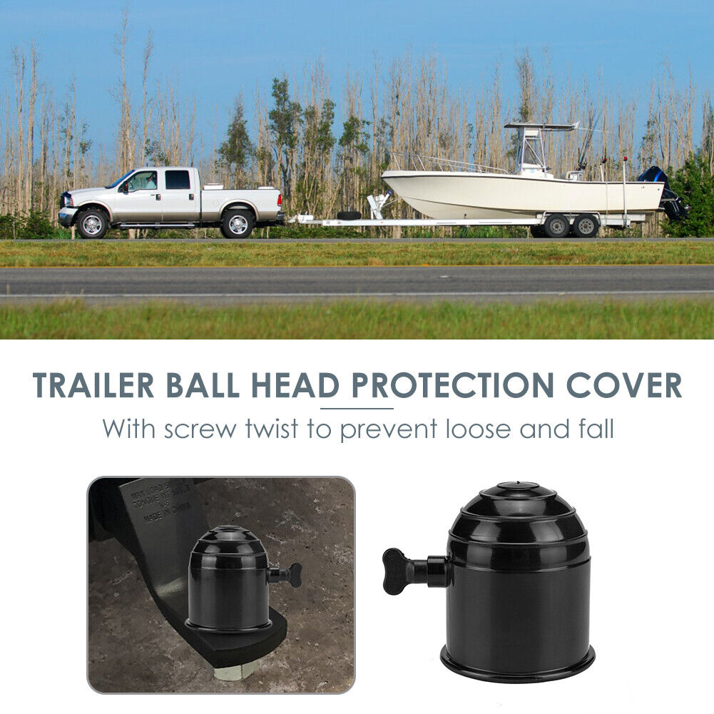 Automobile Tow Bar Ball Cover Cap Hood for Trailer Car Hitch Ball Protector