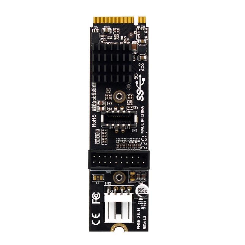 M.2 SSD to USB 3.1 Type C Card Based M Key Hard Drive Converter Support Windows
