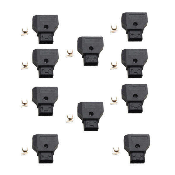 10 Pieces D-Tap Connector Male Plug for Anton Camera Batteries Power Supply .
