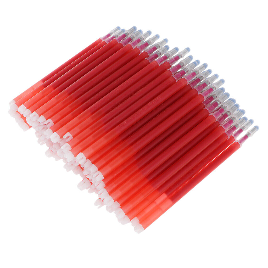 100 Pieces Heat Erasable Refill  Disappearing Pen for Fabric