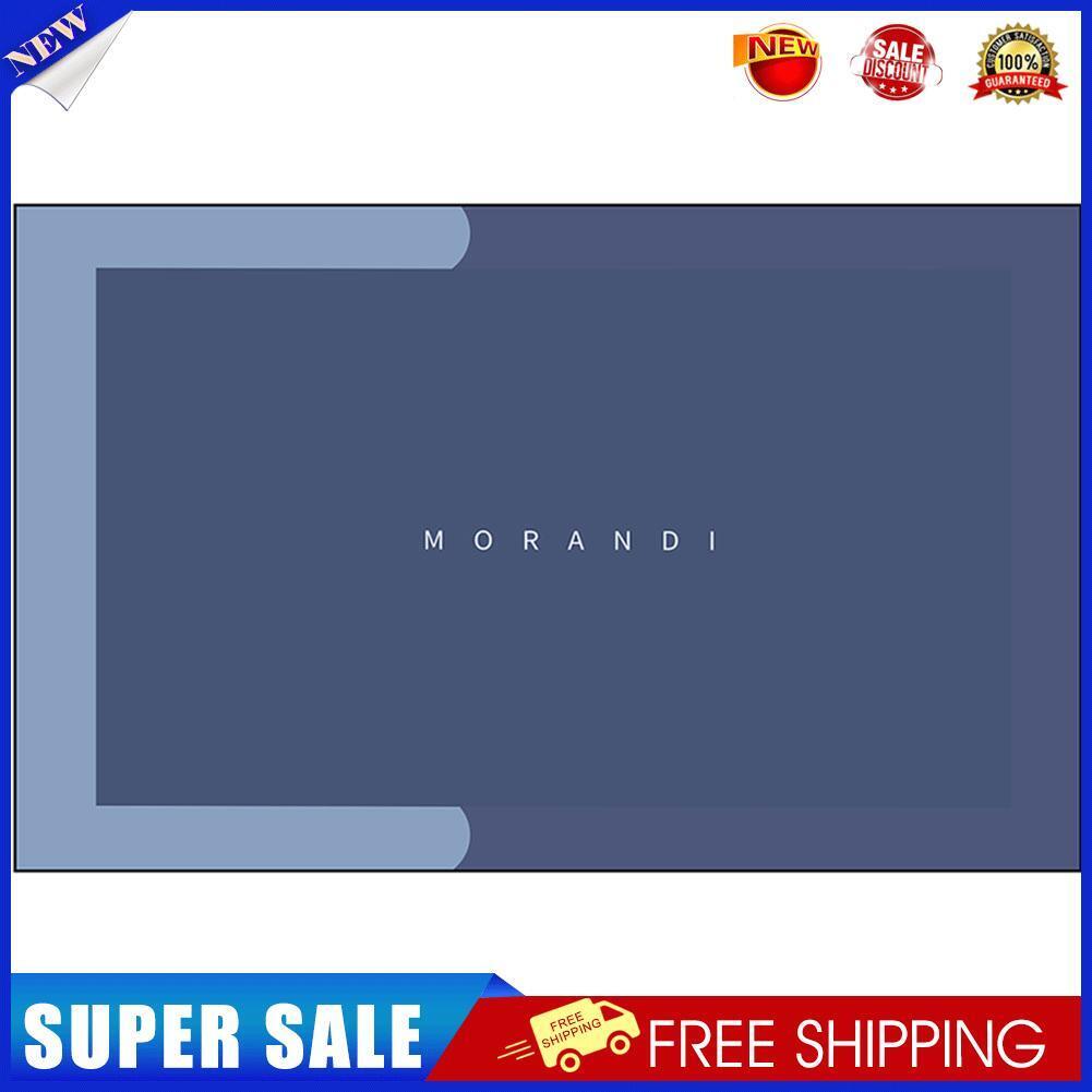 Nordic Entrance Door Mat Absorbent Floor Bathroom Carpet (Rectangle Blue)