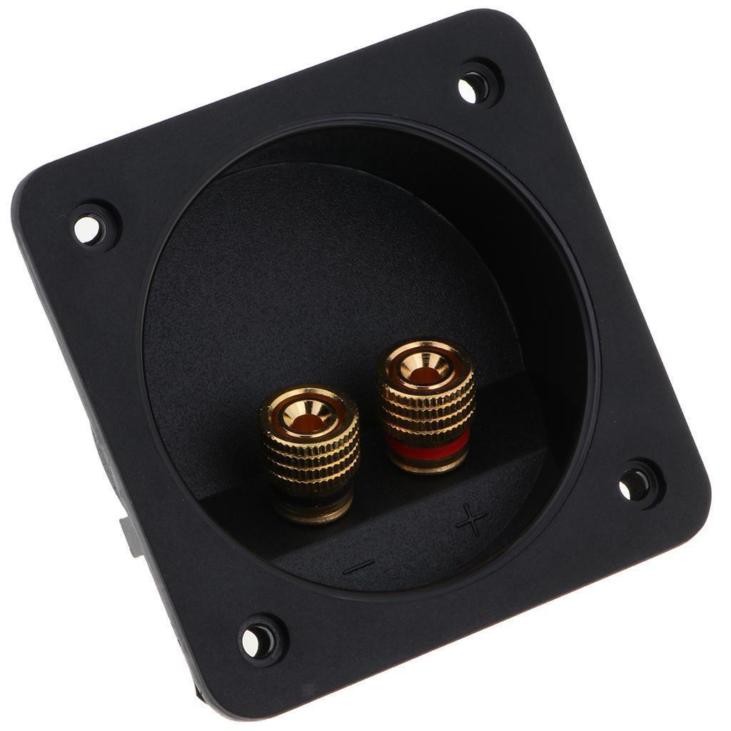 DIY Home Car Stereo Screw Cup Connections Subwoofer Plugs 2 Way 80 502