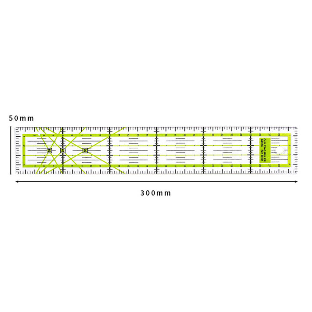 Acrylic Patchwork Ruler Double Color Quilting DIY Sewing Tools (5x30cm)