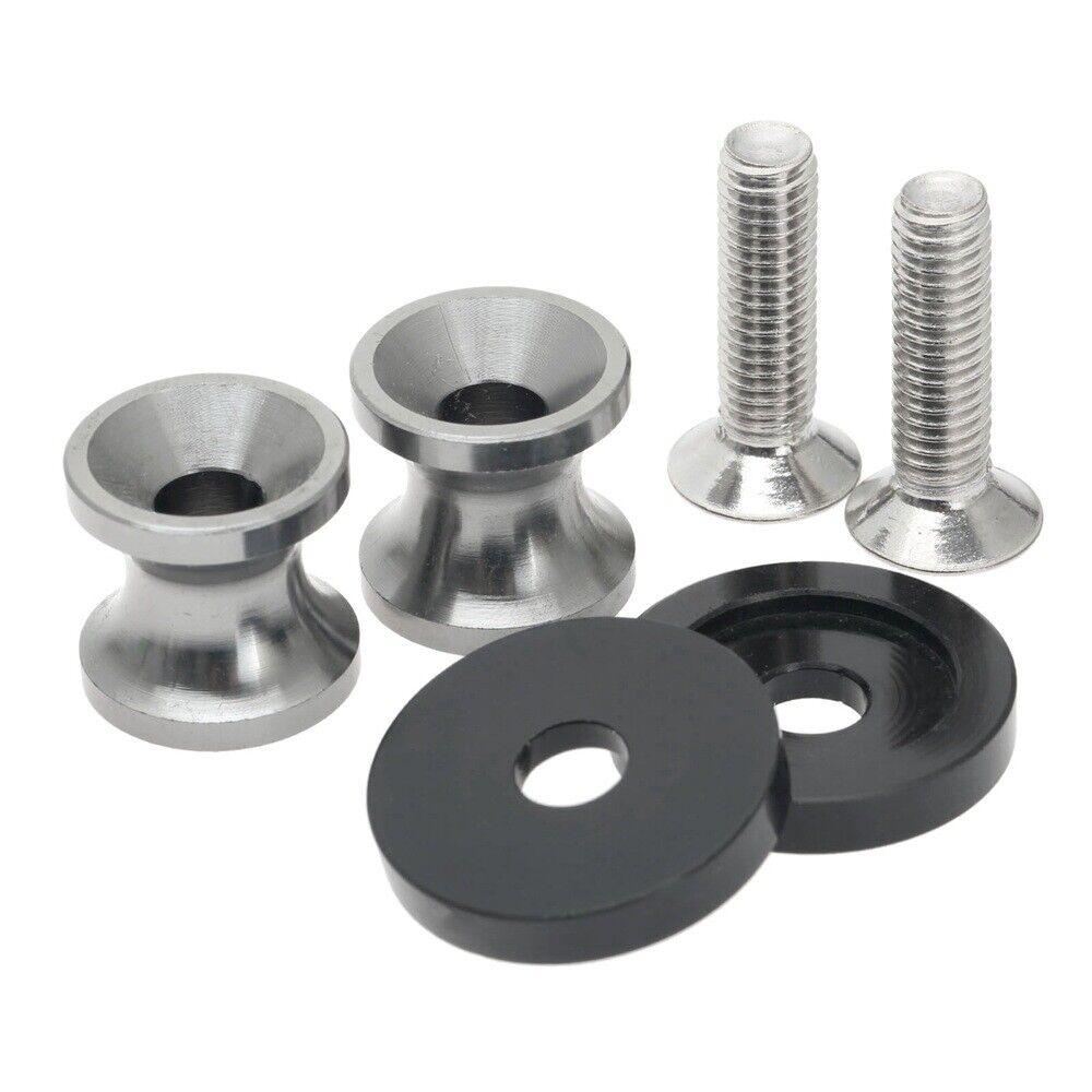 Universal Titanium Motorcycle Rear Swingarm CNC Spool Slider Swing Arm Stand 8mm