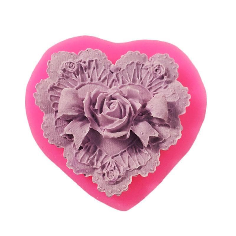 Silicone Chocolate Mould Soap Mold Candle Polymer Clay Mold Crafts DIY Forms