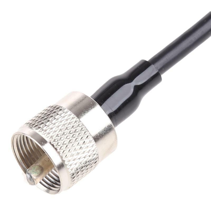 PL259 Male - SO239 Female Low Loss Coax Extension Cable for Ham Radio Durable