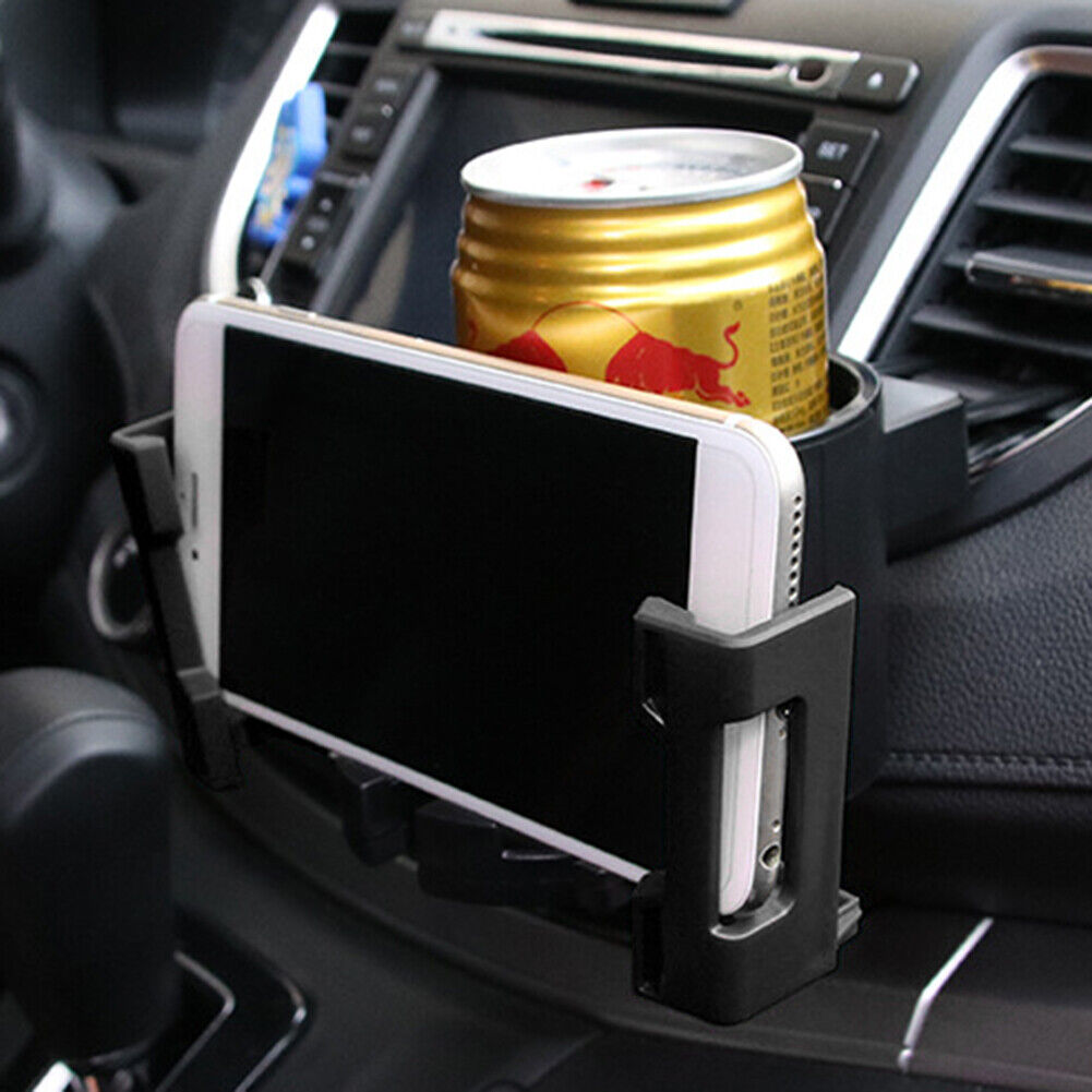 Universal 2 in 1 Car Vent Phone Cup Holder Drink Stands Interior Bracket