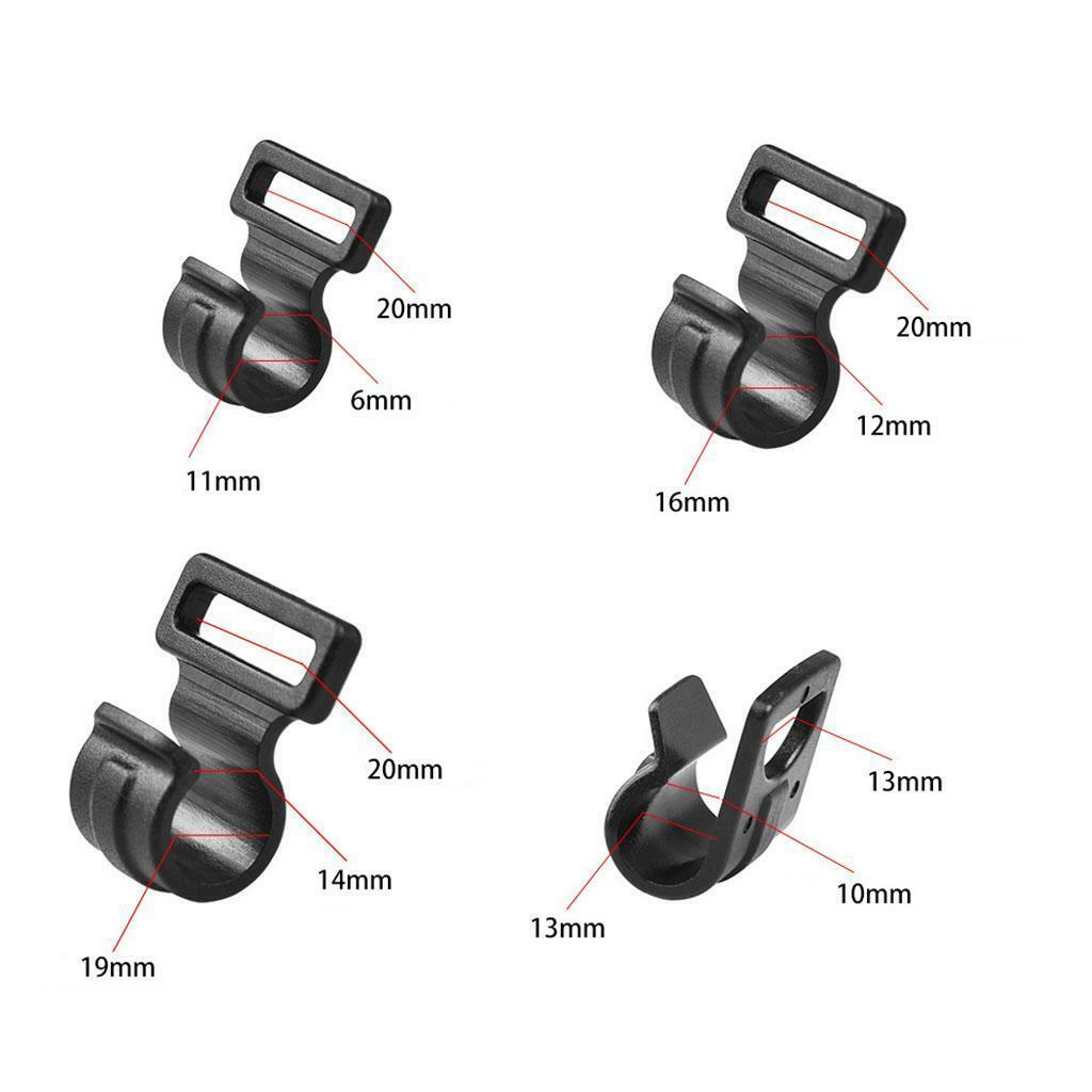 20 Pieces Outdoor Camping Awning Hook Camper Wind Rope Clamp Support Hanger for
