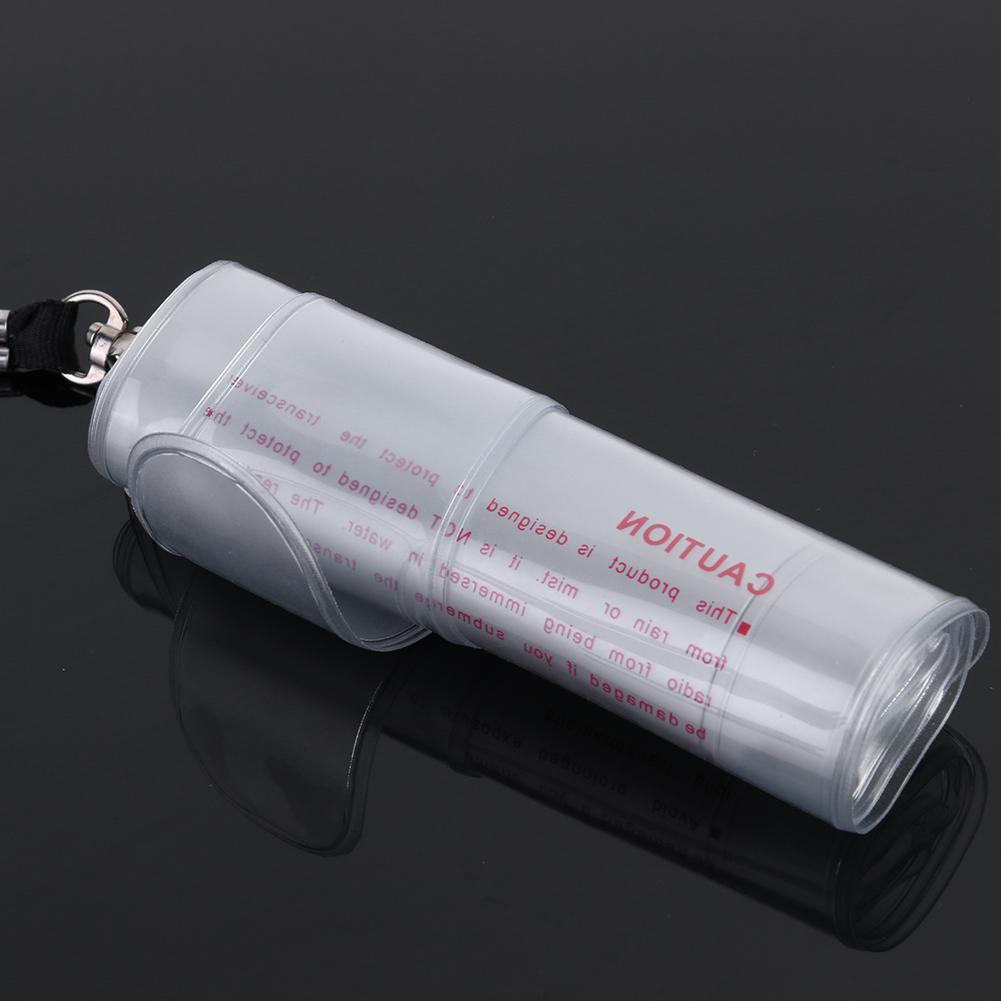 Transparent Waterproof Bag Pouch for Universal Walkie Talkie Two Way Radio