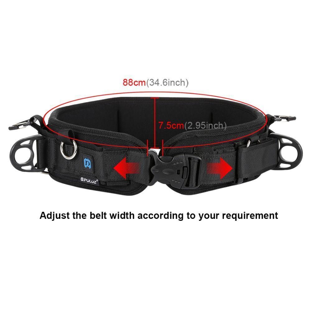 Travel Climbing Photography Belt DSLR Holder Camera Strap Lens Bag Buckle