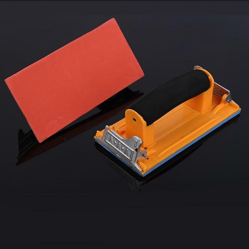 Convenient Manual Sandpaper Holder 18.2/7.16'' Hand Sander with Sponge Handle
