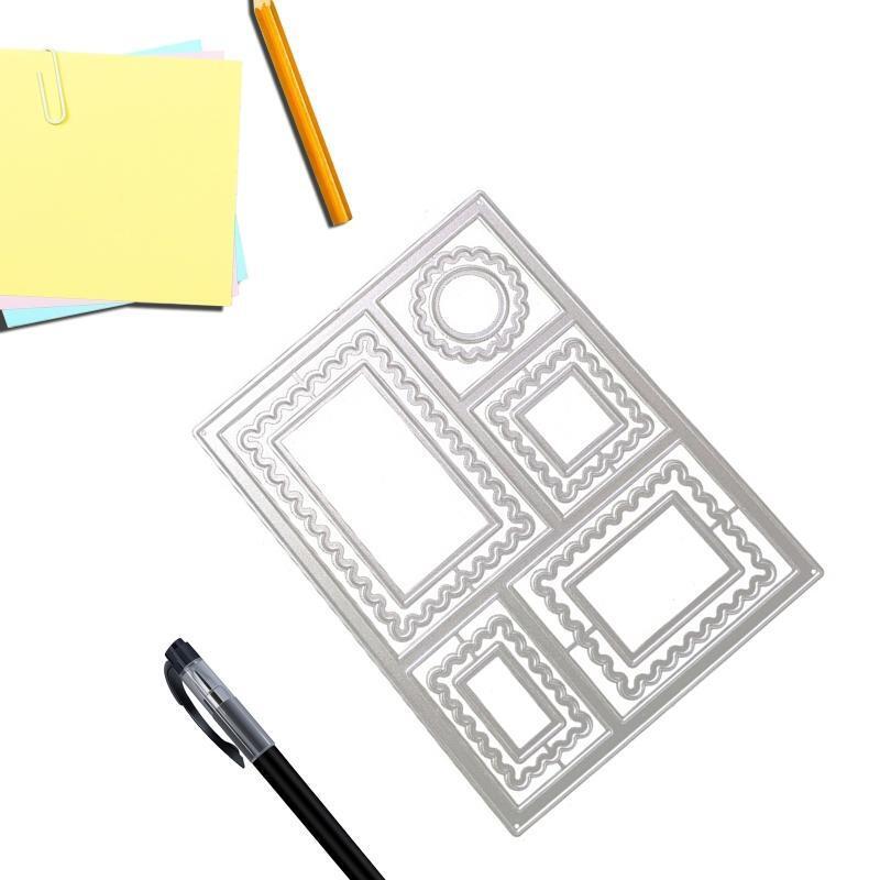 Metal Cutting Dies Carbon Steel Frame Border Stencil for Card Making Album Decor
