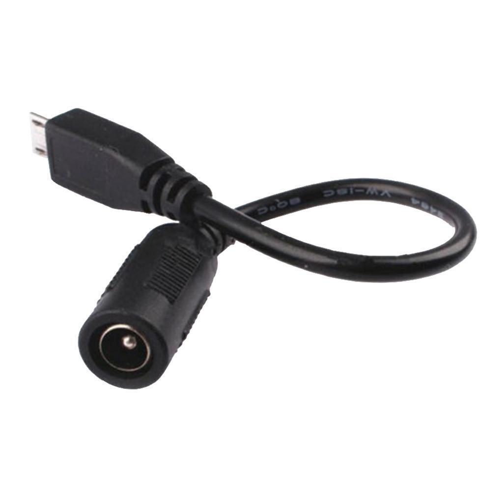 USB 2.0 Male Plug To 5.5x2.1mm Female Charger Charging DC