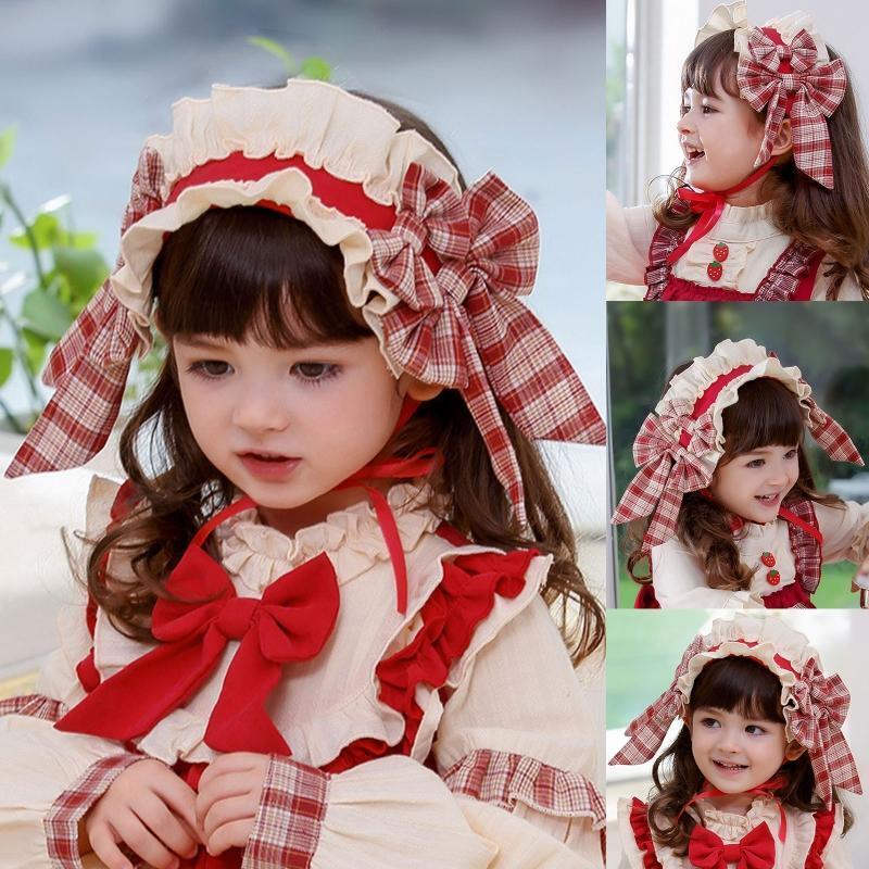Children Princess Lolita Hairband Baby Bow Hairband Infant Hair Wear Accessories
