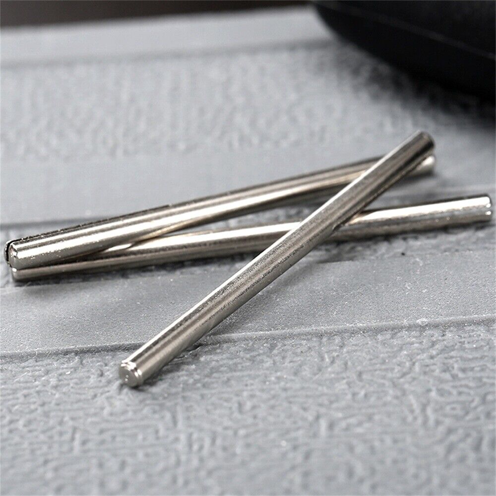 10pcs Sandpaper Straight Split Mandrels 1/8" Shank Clip Handle Rotary Tool New