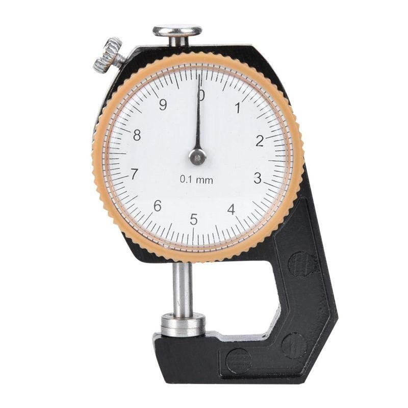 0~10mm Dial Thickness Gauge 0.1mm Tester Thickness Measuring Tool for Leather