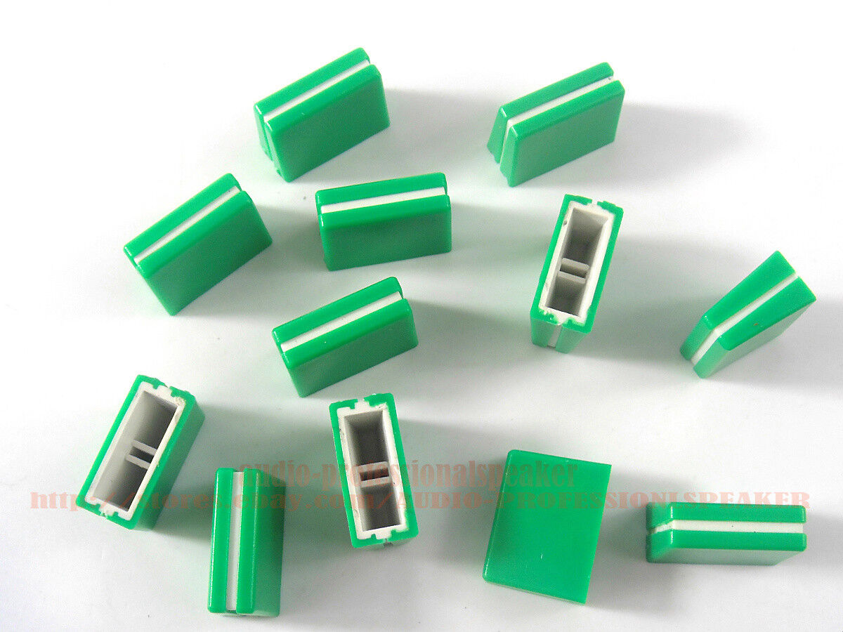 20pcs/lot Fader Cap Knob For PIONEER DJM-250 350 400 600 700 800 Mixer Green