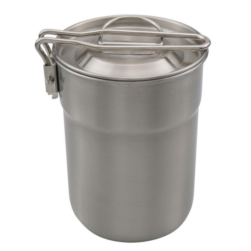 304 Stainless Steel Coffee Cup with Foldable Handle Sealing Lid Drinking