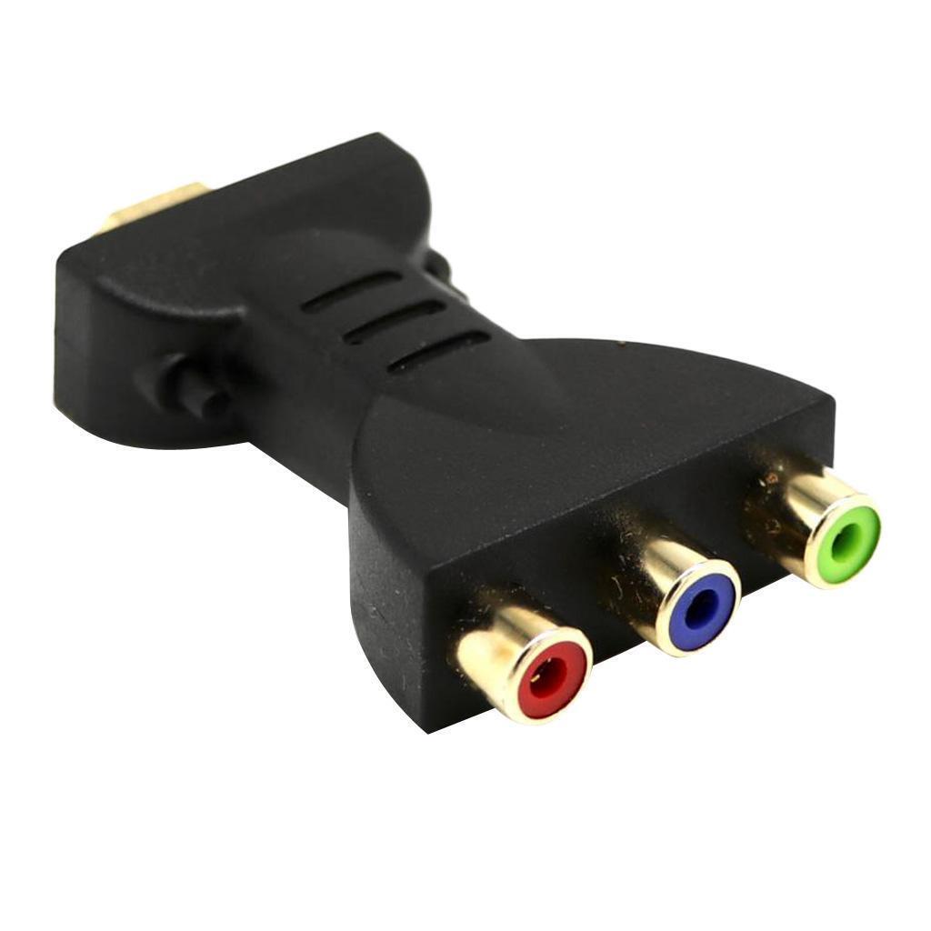 HDMI Male to 3 RCA Video Audio Adapter RGB Component Connector for HDTV