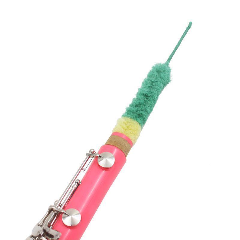 Soft Microfiber Clarinet Cleaning Brush Moisture Cleaner Music Instrument Parts