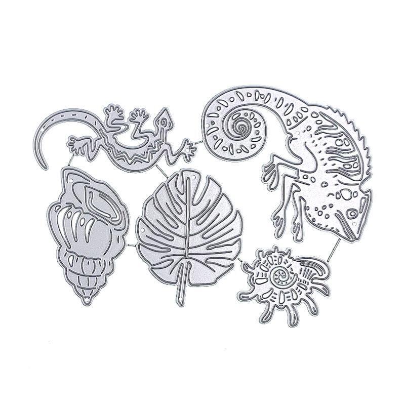 Ocean Creature Metal Cutting Dies Photo Album Family Together Party Diary