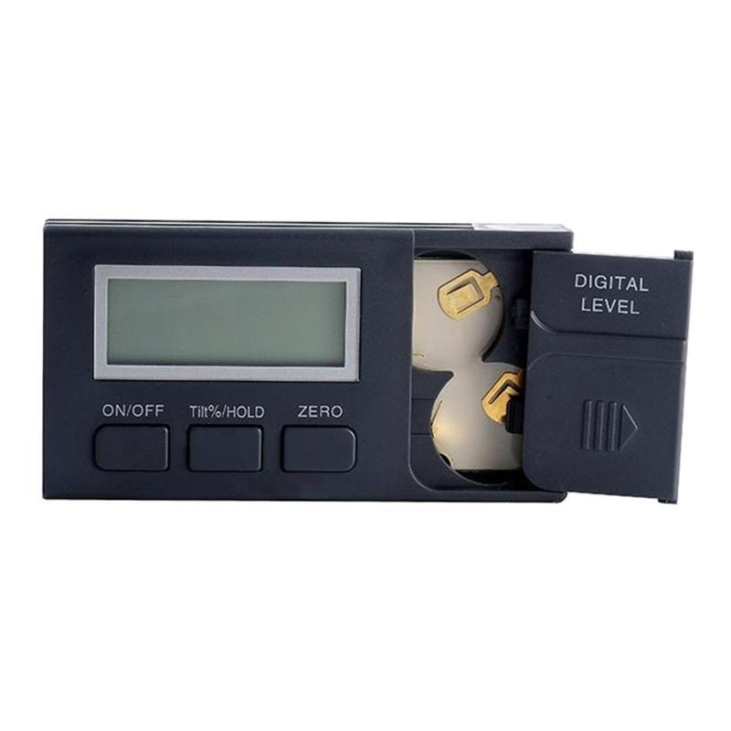 Upgraded Bevel Box Digital Protractor Inclinometer Level Box 360 Degree Plastic