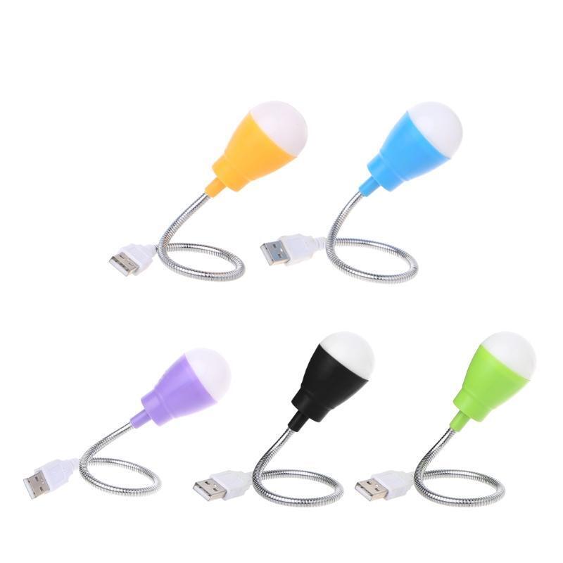 Protable Mini USB LED Light 360 Degree Flexible Night  Lamp for Laptop Camping