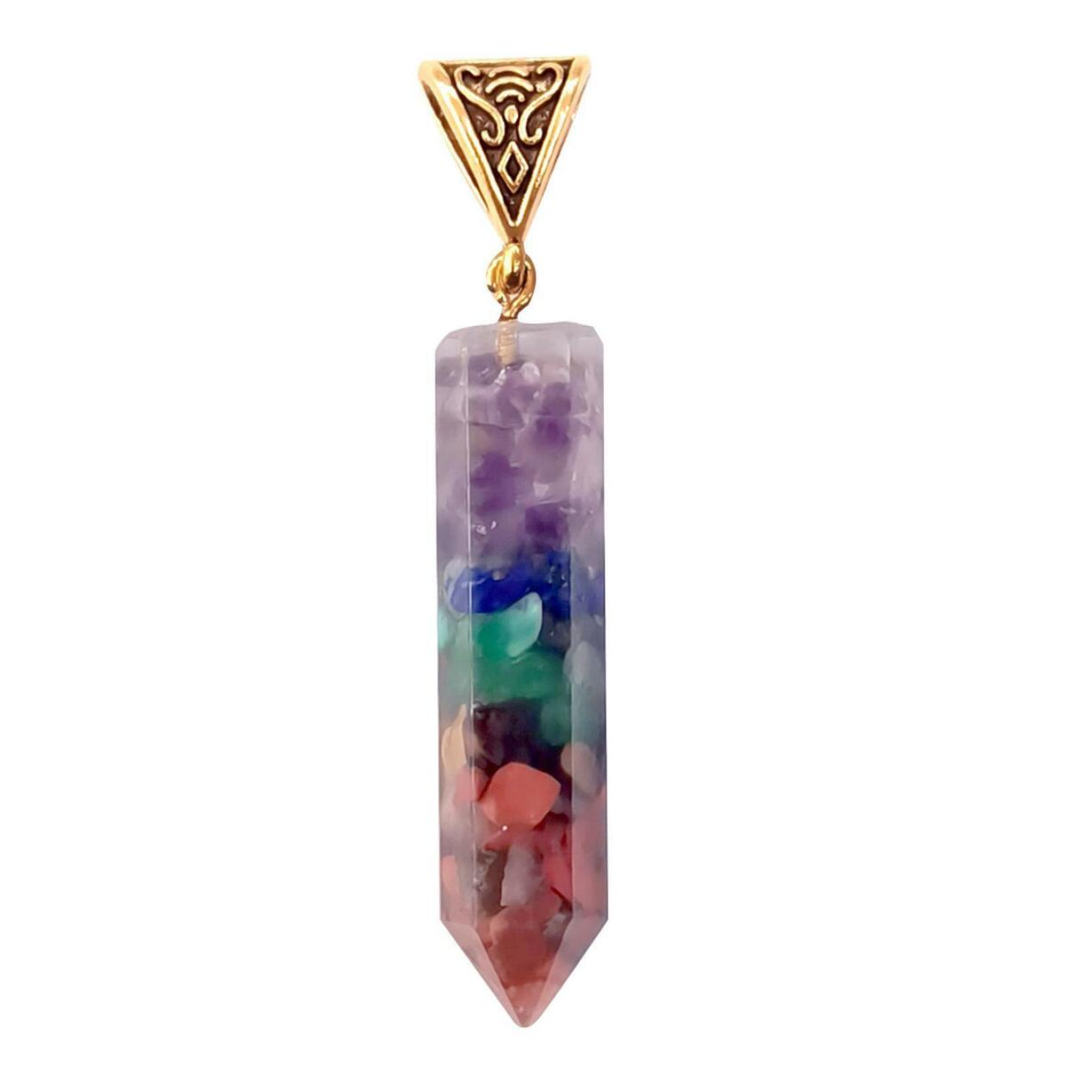 Hexagonal Necklace Spiritual  Conical Shape for  Mom Girlfriend