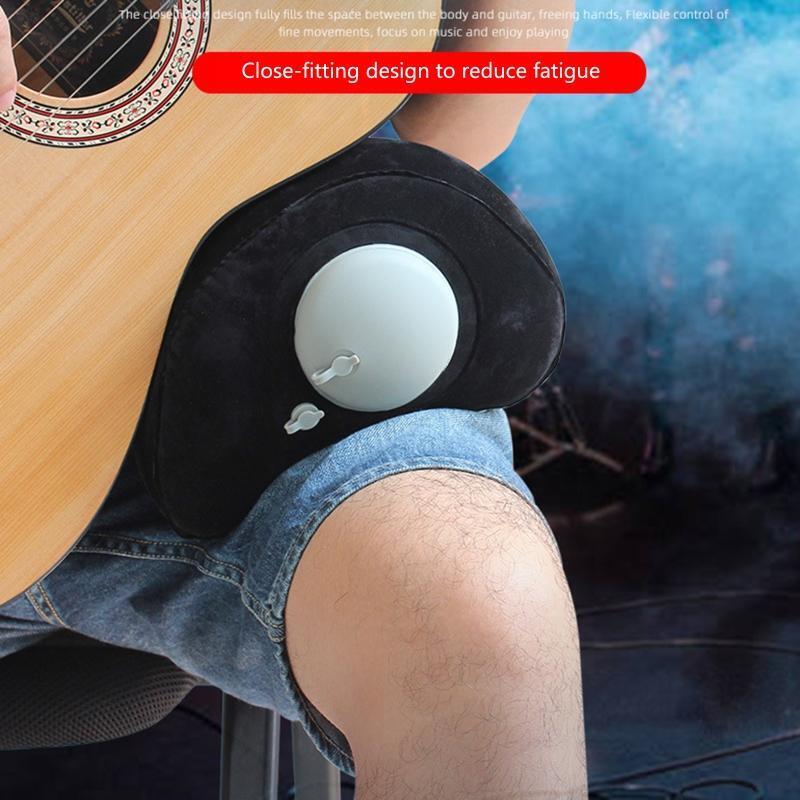 Classical Guitar Rest Cushion Stand Contoured Cushion Pads with Inflatable Valve